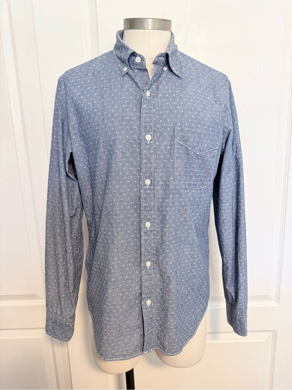 J. Crew Light Blue Chambray Button-Down Shirt